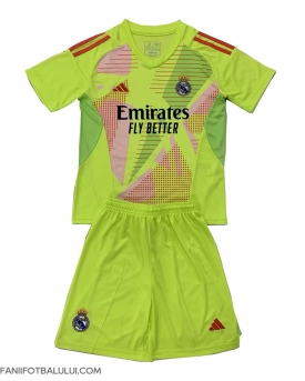 Real Madrid Portarii Echipament de Fotbal Replică 2024-25 Copii Treilea (+ Șorturi)